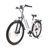 TTGO LK-ZZ-28ST Electric Bike - 250W Motor 36V20AH Battery 28 Inch Tires Hydraulic Disc Brakes - White